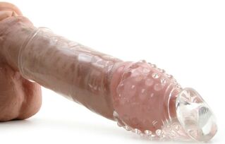 Acne attachment on an erect penis