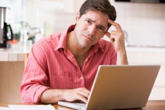 A man is looking for options for penis enlargement